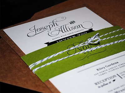 "I Do!" Printed. invitations print typography wedding