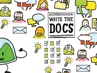 Write The Docs Patterns illustrations patterns repeating