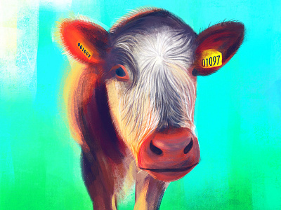 Cow No. 001097 cambridge cow england ipad pencil ipad pro