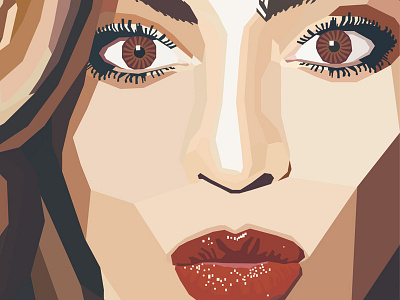 Beyonce Wpap color illustrator portrait shape vector wpap