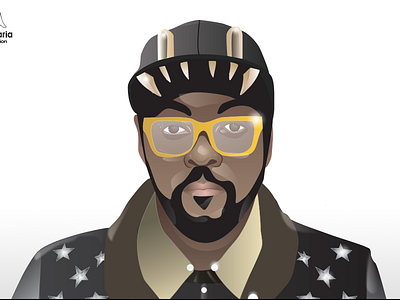 Will i am fashion icon illustrat illustration music shades vector will i am