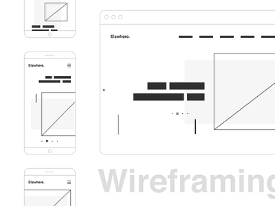 Wireframes interface minimal prototyping ui ux wireframes