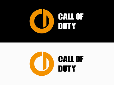 Call Of Duty franchise logo proposition branding call of duty daily ui design logo ui vector