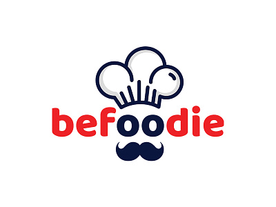BeFoodie Logo Template chef chef logo cook creative cuisine different fast food food foodie. hat logo new outline professional restaurant restaurant logo white yellow