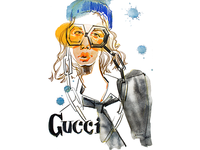 fashion illustration Gucci