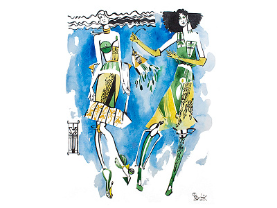 Fashion illustration - lily art design fashion fashion art illustration water color