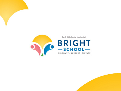 Logo Design :: Bright School brand book grid brand identity branding design logo logo branding logo design logo mark design logo symbol vector