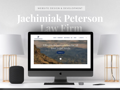 Jachimiak Peterson Law Firm home homepage inner page landingpage web web design webdesign website