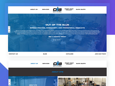 OTB-Website Design & Development homepage design web website builder website design
