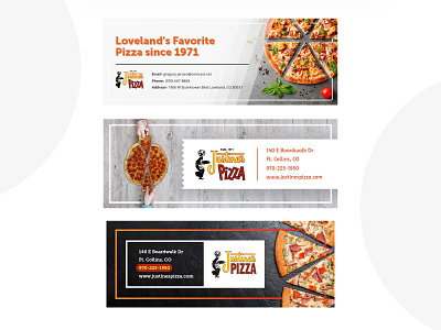 Justine's Pizza - Brand identity & Website Design