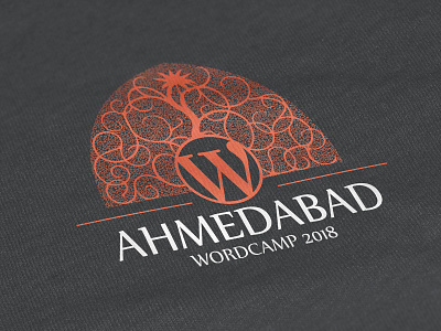 Ahmedabad WordCamp 2018 – Branding brand identity branding logo wcahmedabad wordcamp wordpress wpahmedabad