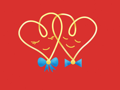 Mr & Mrs Heart heart illustration womenwhodraw