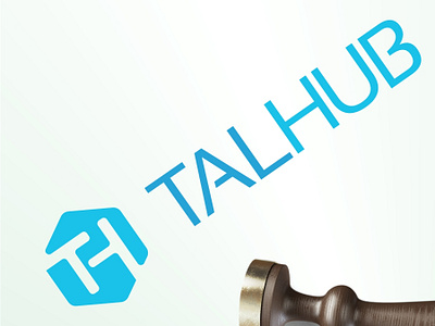 Talent-Hub Monogram branding concept creative logo typography vector