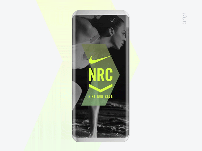 Nike Run Club - Run nike nike run club nike running redesign uidesign