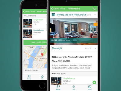 Travel Hospitality App hospitality ios mobile app travel app