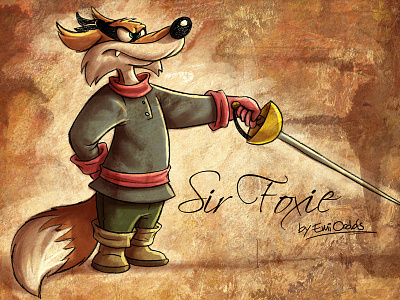 Foxie fox sir fox sword
