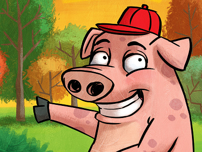 Pig with Cap cap pig