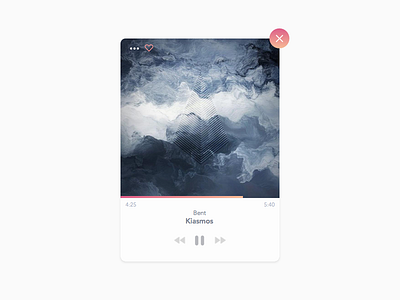 Day 9/30 - Music Player daily music player ui widget