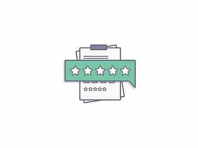 Star Rating Illustration icon illustration line logo rating restaurant star