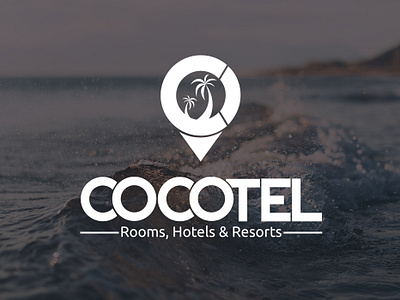 Cocotel Rooms, Hotels & Resorts logodesign