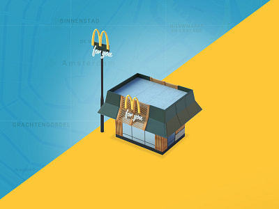 Mcdonald's For You 3d campaign design layout webdesign wip