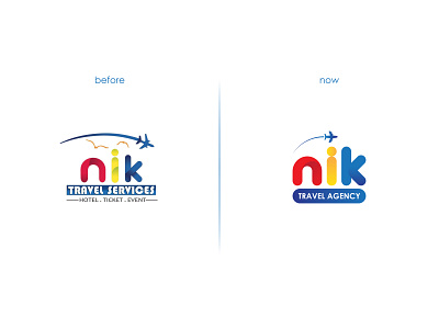 NikTravel branding logo rebrand redesign tour and travel tourism travel