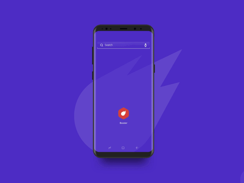 Fly Launcher - Booster Animation android app animation booster branding design flat identity launcher launcher icon minimal mobile ui