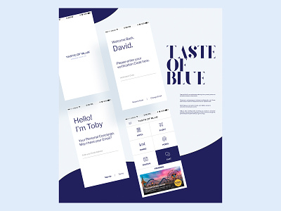 Taste of Blue - Booking App app application application design application ui booking booking app branding deals design flights hotel icon illustration travel typography ui ux vector