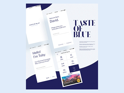 Taste of Blue - Booking App