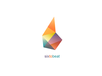 sixtobeat logo (colors) colors cristal logo