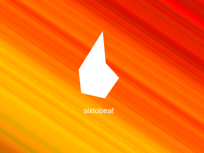 sixtobeat logo (background) background colors cristal gradient logo