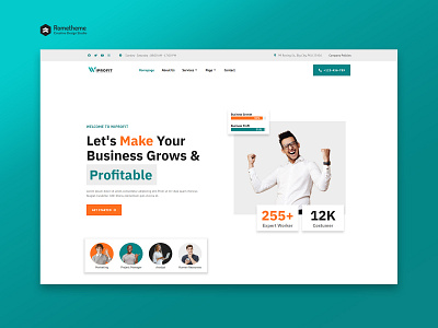Wiprofit - Consulting Business Elementor Template Kit business clean company consultant consulting finance growth marketing minimalist profit service template ui ux web web design web theme website
