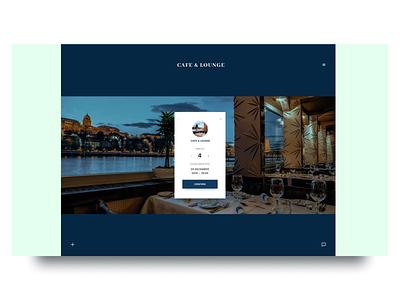 Daily UI Challenge #54 Confirm Reservation booking branding challenge confirm cta dailyui design food popup reservation typography ui user experience user interface web web design website