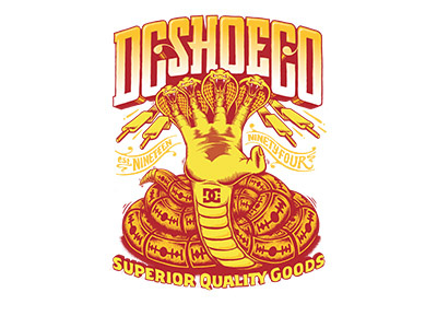 T-Shirt print for DC Shoe co.