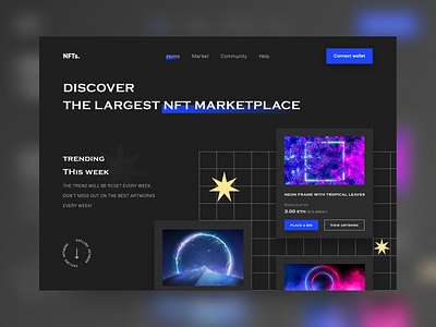 NFT Marketplace - website