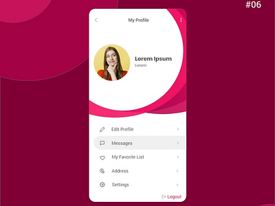 Daily UI-#04- User Profile