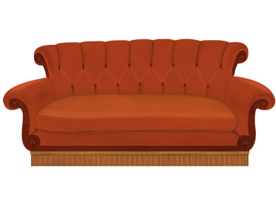 Free 207 Central Perk Couch Svg Friends Sofa Vector SVG PNG EPS DXF File