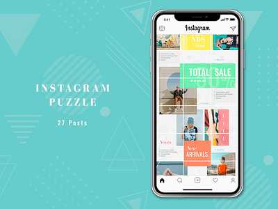 Instagram Puzzle instagram instagram banner instagram posts instagram puzzle media promotions social