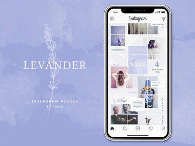 Instagram Puzzle Lavender