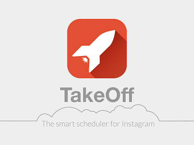 TakeOff Icon app icon instagram photos scheduler smart