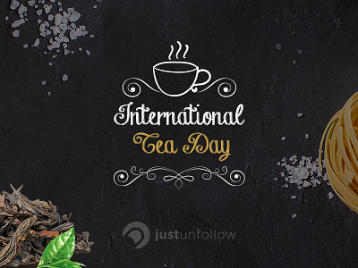 International Tea Day day design illustrartion international tea