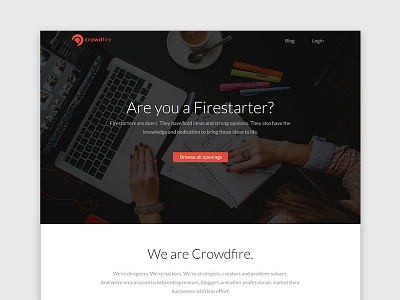 Crowdfire Career Landing Page