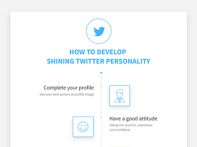 Twitter Infographic blue infographic landscape twitter