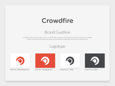 Crowdfire Brand Guide brand branding color cowdfire guide palette style