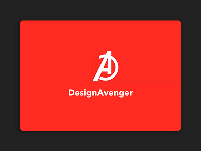 DesignAvenger - Logo Design branding designavenger identity logo personal red