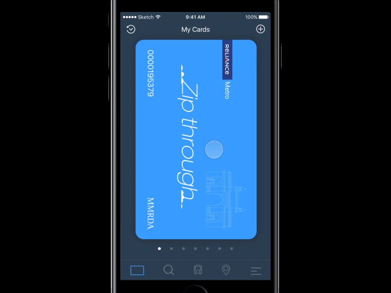 Easy - Travel Card Wallet cards metro mobile travel ui ux wallet