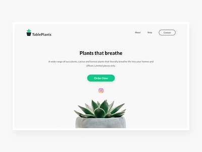 TablePlants green indoor landing minimalism page plants tableplants