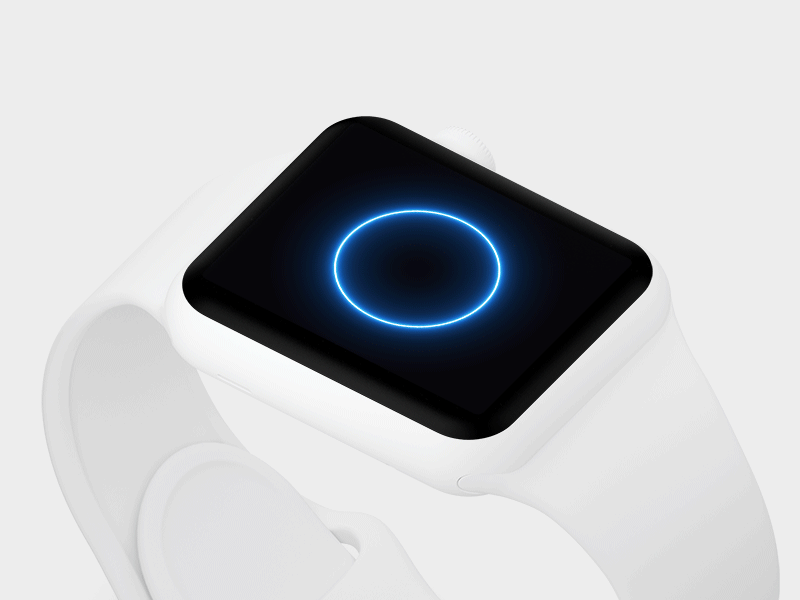Artificial Intelligence after ai animation apple assistant effects glow motion ui ux voice watch