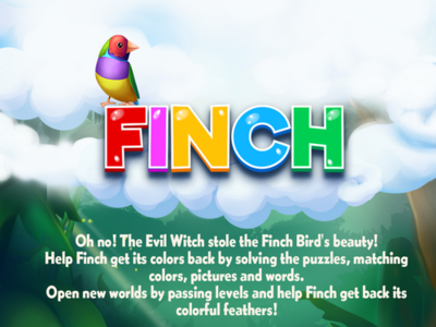 Color matching game Finch