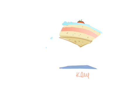 Cake animated cake desert ekaterina oloy ekoloy gif katia oloy strawberry sweets